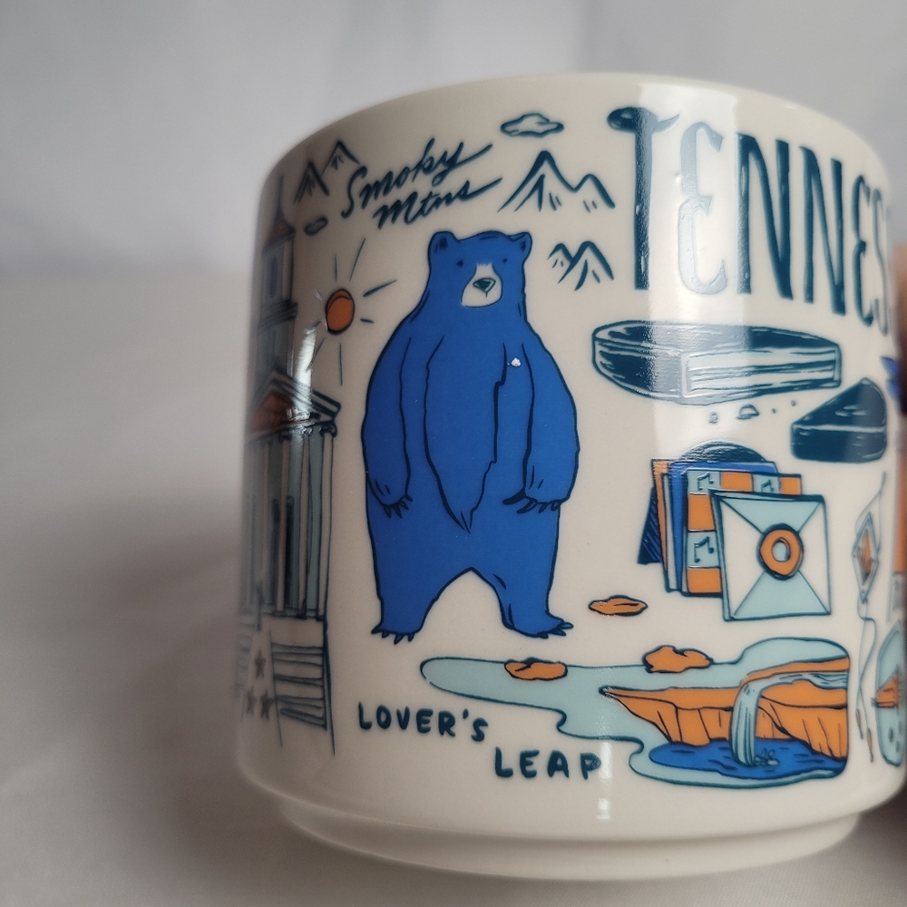 Starbucks Been There Series Tennessee 14oz Ceramic Coffee Tea Mug 2019 - Picture 3 of 9